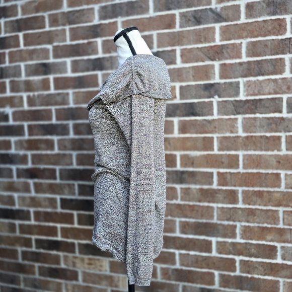 White House Black Market Metallic Off-Shoulder Sweater - Picture 4 of 8